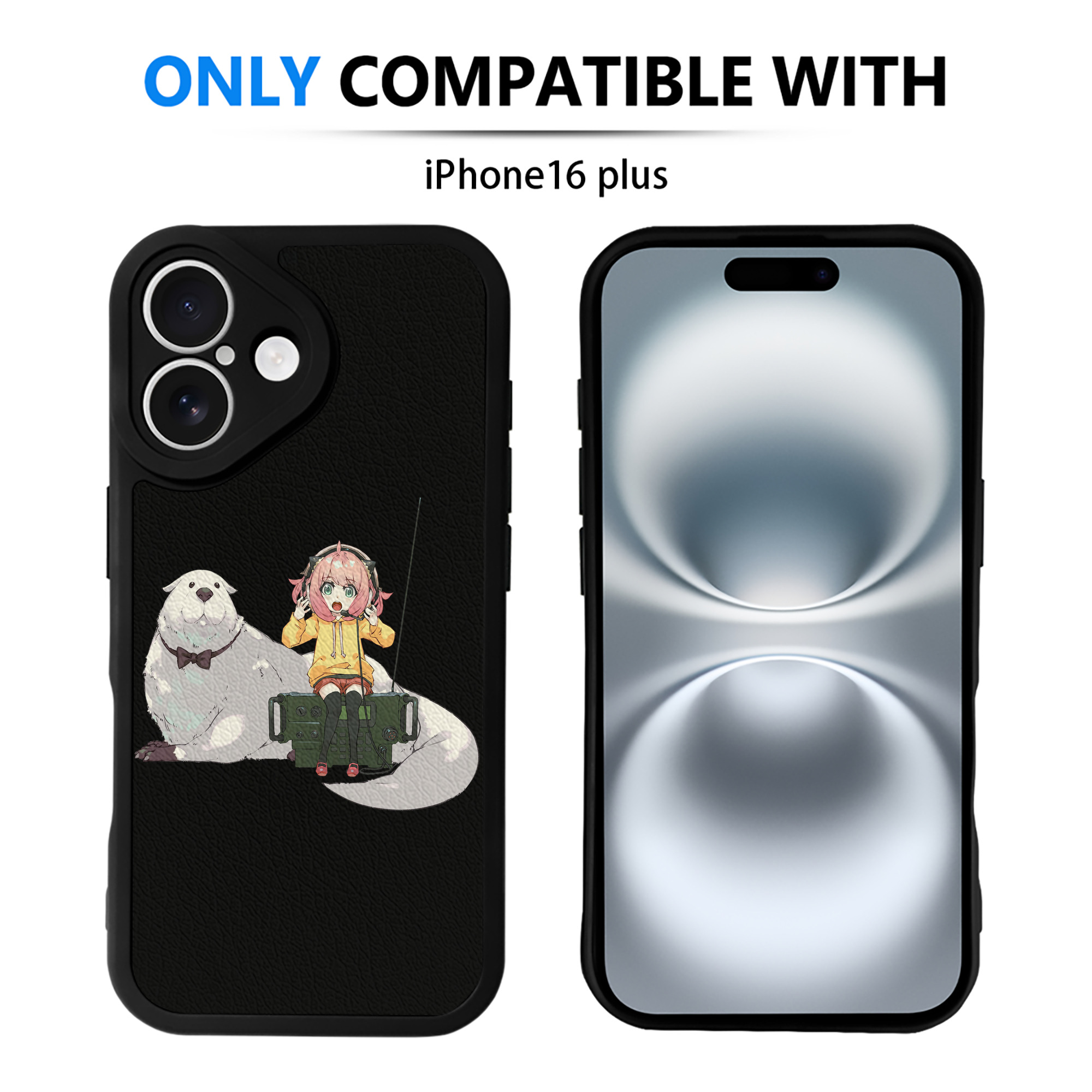 （画像用） SPY×FAMILY间谍家家酒 【iPhone 16シリーズ対応】シリコンスマホケース（レザー調） 材質：シリコン